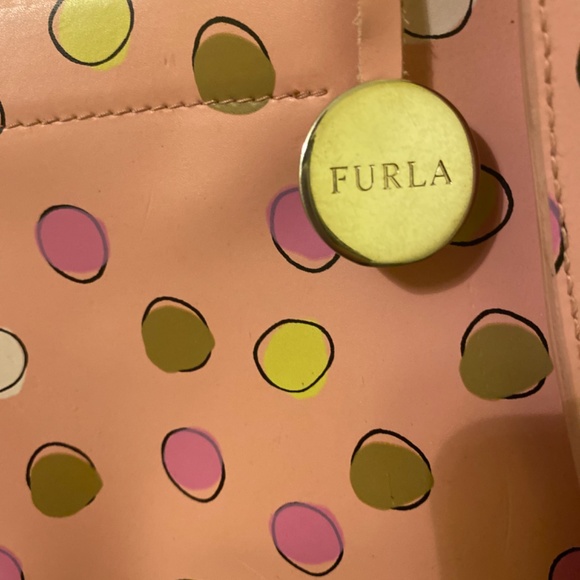 FURLA Pink Leather Tote - Picture 3 of 4